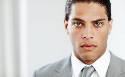 Cropped portrait of an african american businessman